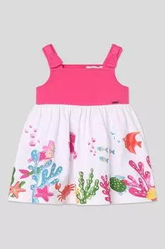 Сарафан хлопковый с принтом Mayoral