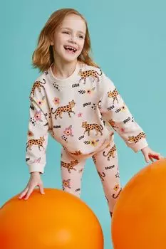 Свитшот хлопковый с принтом GIOCO