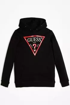 Свитшот хлопковый с логотипом Guess