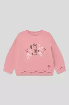 Свитшот хлопковый с принтом Mayoral