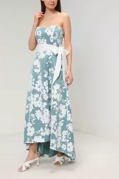 Длинное платье бюстье с поясом VERA MONT