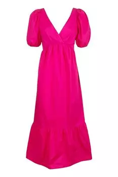 Длинное платье с пышными рукавами FRACOMINA