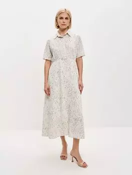 Длинное платье с воротником Trends Brands