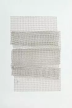 Дорожка настольная ажурная Dots Champagne COINCASA