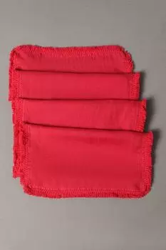 Дорожка настольная льняная Frange Ciliegia COINCASA