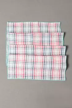 Дорожка настольная льняная в клетку Multicheck COINCASA