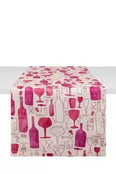 Дорожка настольная с принтом Bottles Graphic COINCASA