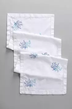 Дорожка настольная с принтом Coral Embroidery COINCASA