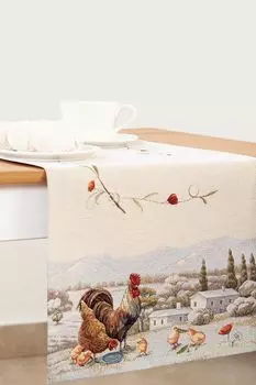 Дорожка настольная с принтом Кантри Le Gobelin