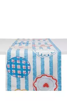 Дорожка настольная с принтом Plates Love COINCASA