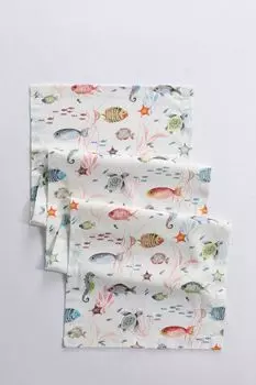 Дорожка настольная с принтом Tropical Fishes COINCASA