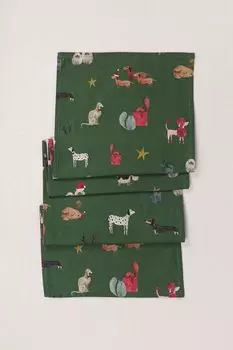 Дорожка настольная с принтом Xmas Animals COINCASA