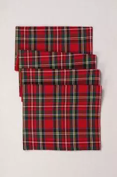 Дорожка настольная в клетку Tartan red COINCASA