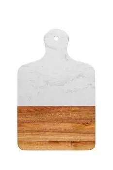 Доска сервировочная из мрамора и акации Liberty Jones