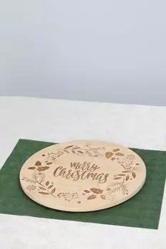 Доска сервировочная с принтом Christmas Lazy Winter Tognana