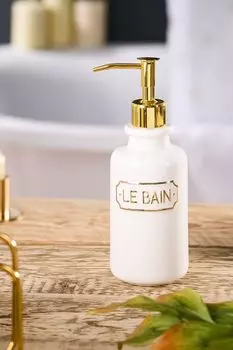 Дозатор керамический для жидкого мыла Le Bain blanc WESS