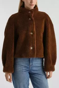 Дубленка двухсторонняя из экокожи Emme Marella