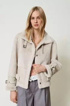 Дубленка из искусственной кожи TWINSET