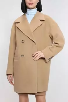 Двубортное пальто из смесовой шерсти BELUCCI