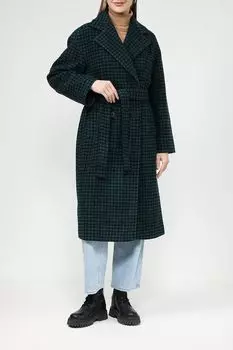 Двубортное пальто оверсайз в клетку Marc O'Polo Denim