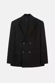 Двубортный пиджак с добавлением шерсти Trussardi