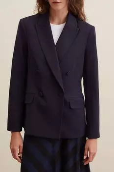 Двубортный пиджак свободного кроя Piombo