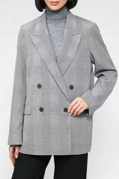 Двубортный пиджак в клетку Esprit Casual