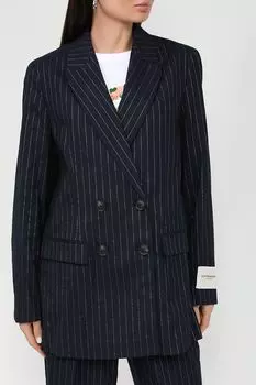 Двубортный пиджак в полоску Scotch & Soda