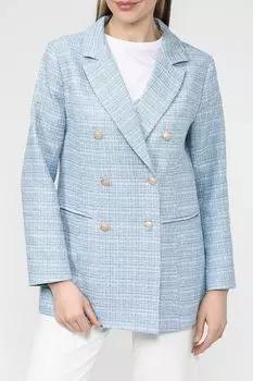 Двубортный твидовый пиджак BELUCCI