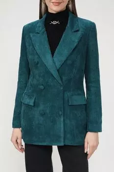 Двубортный вельветовый жакет Rinascimento