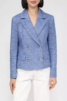 Двубортный жакет из фактурной ткани BELUCCI