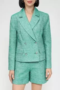 Двубортный жакет из фактурной ткани BELUCCI