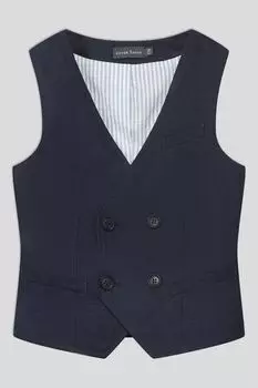 Двубортный жилет из льна Silver Spoon Ceremony