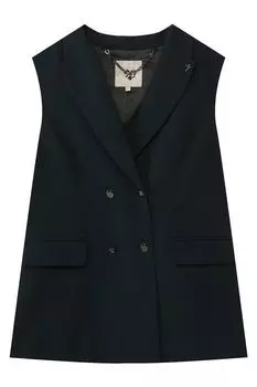 Двубортный жилет Silver Spoon