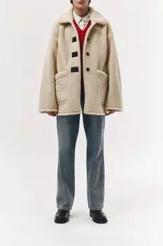 Двухсторонняя дубленка на пуговицах Dunst