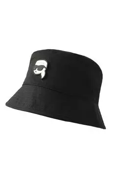Двусторонняя хлопковая панама Ikonik Karl Lagerfeld