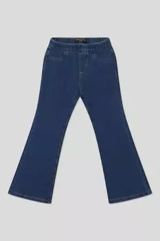 Джеггинсы клеш хлопковые на эластичном поясе Republic of Denim