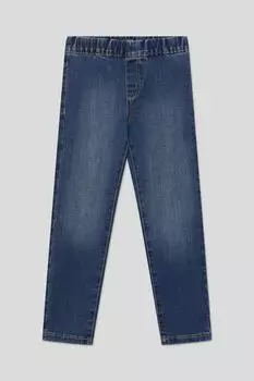 Джеггинсы на эластичном поясе с эффектом потертости Republic of Denim