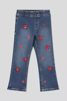 Джеггинсы на эластичном поясе с сердечками Republic of Denim