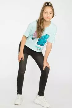 Джеггинсы с эффектом потертости Reporter Young