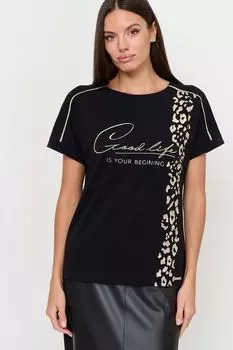 Футболка хлопковая с принтом Franco Vello