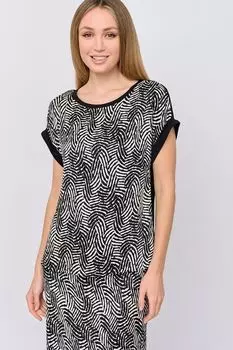 Блуза с коротким рукавом с принтом Franco Vello