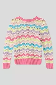 Джемпер хлопковый ажурный Fagottino