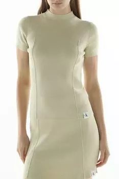 Джемпер хлопковый с коротким рукавом Calvin Klein Jeans