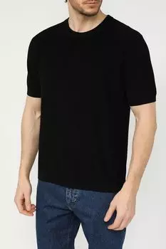 Джемпер хлопковый с коротким рукавом COLORPLAY