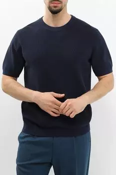 Джемпер хлопковый с коротким рукавом MARCO DI RADI