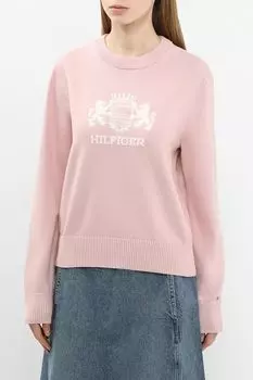 Джемпер хлопковый с логотипом Tommy Hilfiger