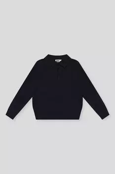 Джемпер хлопковый с отложным воротником на пуговицах GIOCO