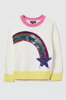 Джемпер хлопковый с пайетками OVS