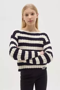 Джемпер хлопковый с полоску OVS